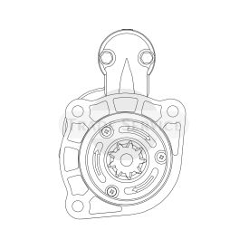 M81R2003 Prestolite starter motor