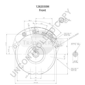 1282030M Prestolite alternator