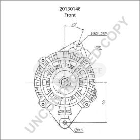 20130148 Prestolite alternator
