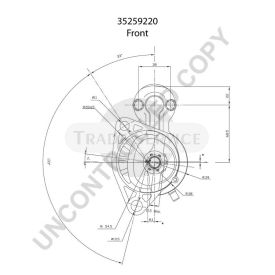 35259220 Prestolite starter motor