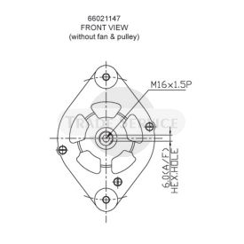 66021147 Prestolite alternator