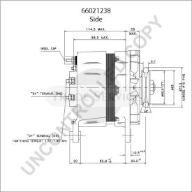 66021238 Prestolite alternator