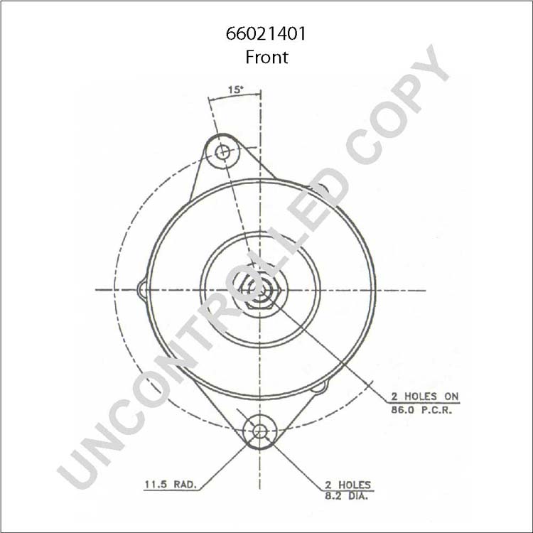 66021401 Prestolite alternator