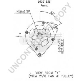 66021555 Prestolite alternator
