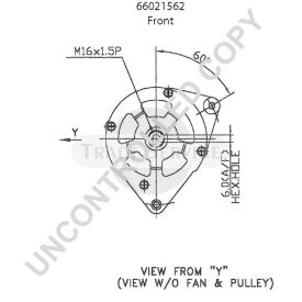 66021562 Prestolite alternator