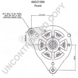 66021584 Prestolite alternator