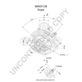 66925126 Prestolite starter motor