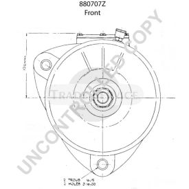 880707Z Prestolite alternator