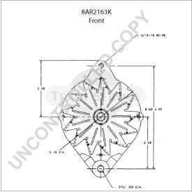 8AR2163K Prestolite alternator