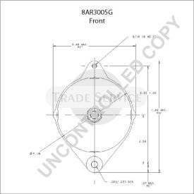 8AR3005G Prestolite alternator
