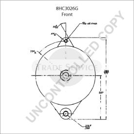 8HC3026G Prestolite alternator