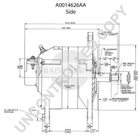 A0014626AA Prestolite alternator