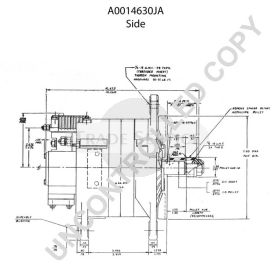 A0014630JA Prestolite alternator