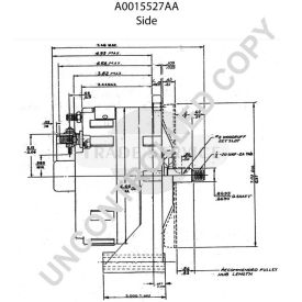 A0015527AA Prestolite alternator