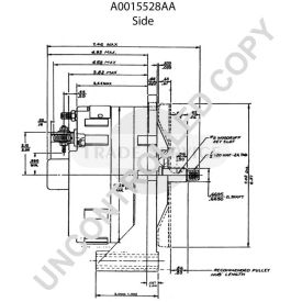 A0015528AA Prestolite alternator