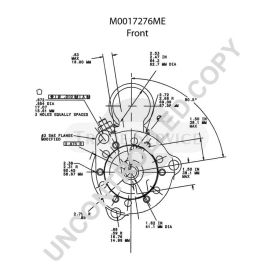 M0017276ME Prestolite starter motor