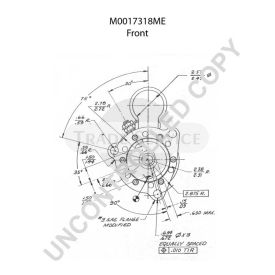 M0017318ME Prestolite starter motor