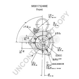 M0017324ME Prestolite starter motor