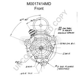 M0017414MD Prestolite starter motor