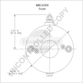 MBJ-6304 Prestolite DC motor