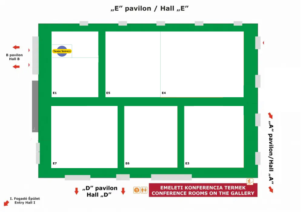 AGROmashEXPO - AgrárgépShow 2026 - Hall E map