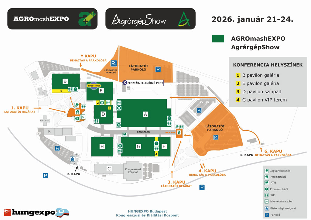 AGROmashEXPO - AgrárgépShow 2026 map