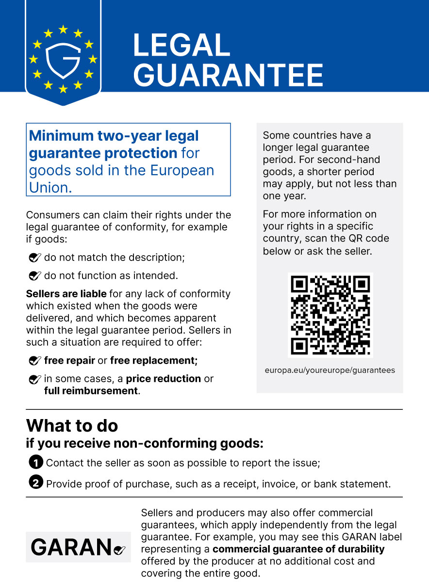 EU legal guarantee